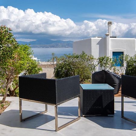 Just Blue With Amazing Sea Views In Piso Livadi Villa Eksteriør bilde