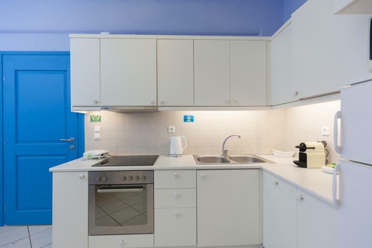 Just Blue With Amazing Sea Views In Piso Livadi Villa Eksteriør bilde