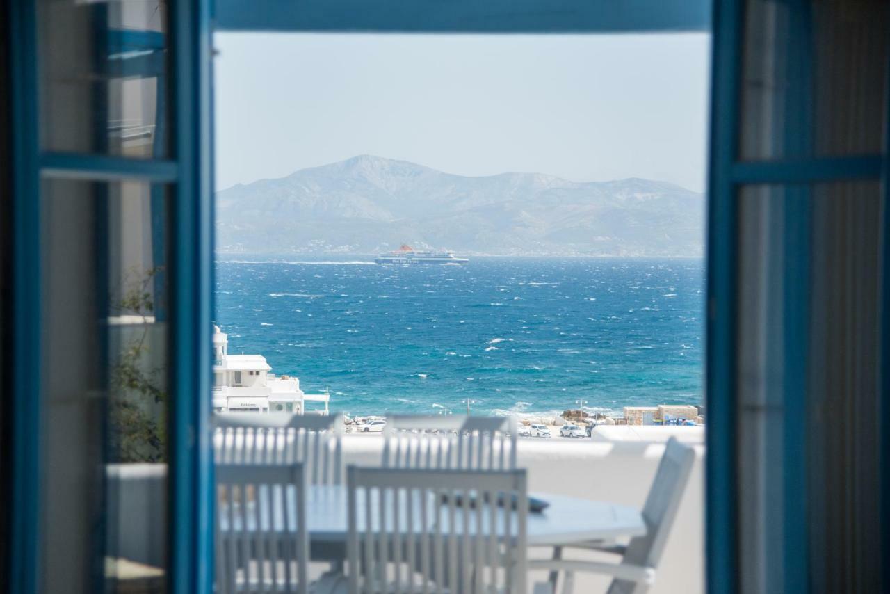 Just Blue With Amazing Sea Views In Piso Livadi Villa Eksteriør bilde