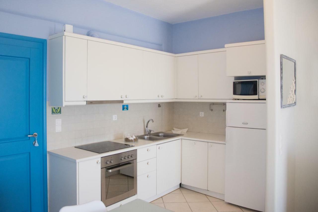 Just Blue With Amazing Sea Views In Piso Livadi Villa Eksteriør bilde
