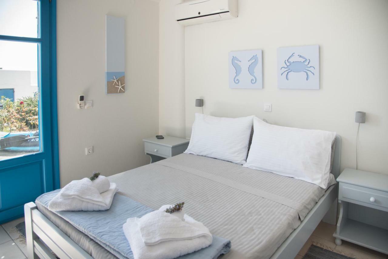 Just Blue With Amazing Sea Views In Piso Livadi Villa Eksteriør bilde