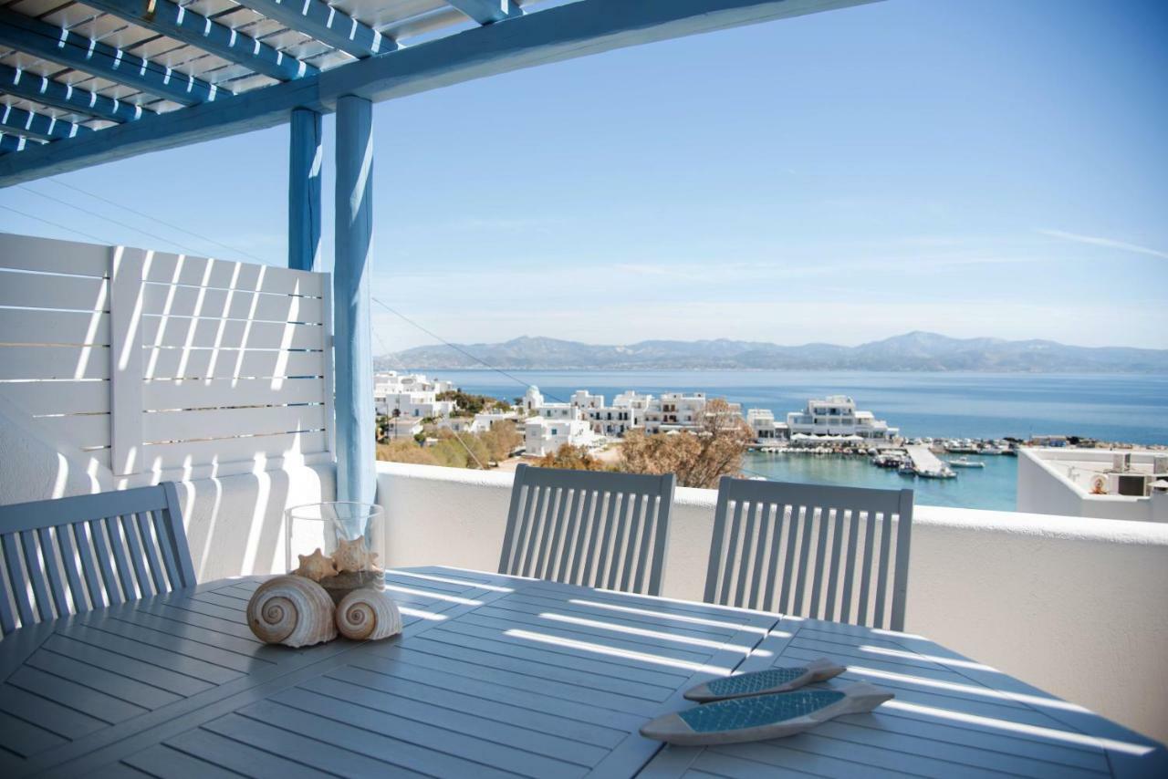 Just Blue With Amazing Sea Views In Piso Livadi Villa Eksteriør bilde
