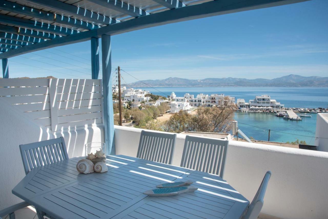 Just Blue With Amazing Sea Views In Piso Livadi Villa Eksteriør bilde